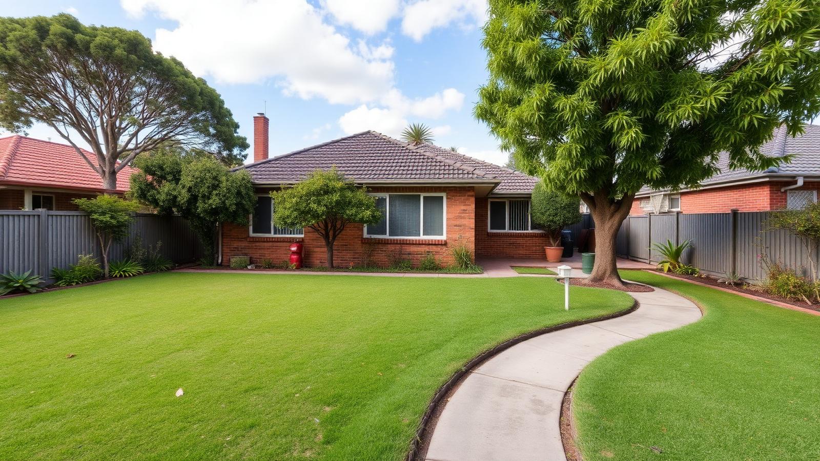 Typical Australian suburban property with redevelopment potential